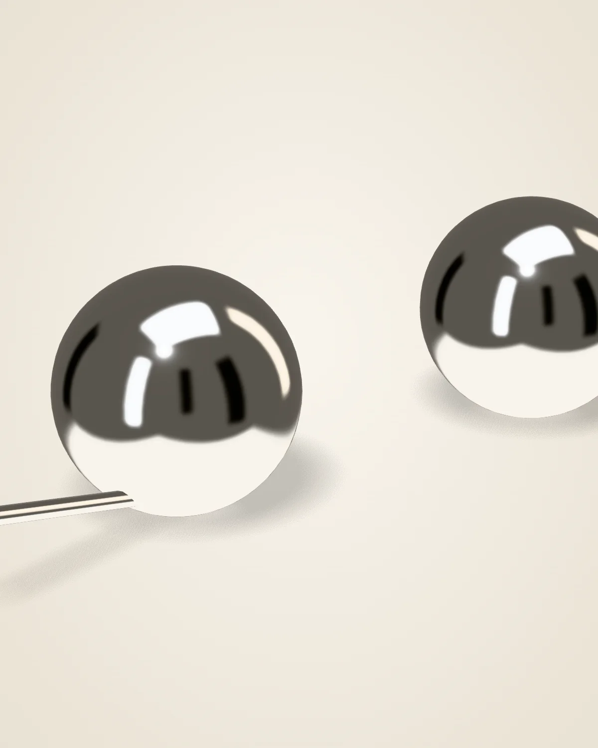 Bindu Studs, close detail